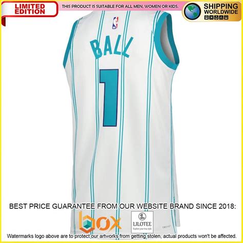 HOT LaMelo Ball Charlotte Hornets Jordan Brand 2022 23 White Premium