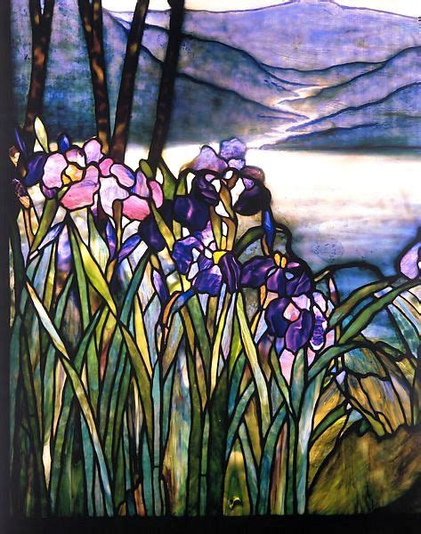 Magnolia And Iris Stained Glass Window 1908 Designed By Louis Comfort Tiffany American 1848