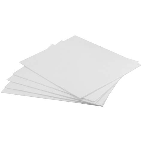 25 Pack 17 X 13 Inches Corrugated Plastic Sheets White Blank Poster Board