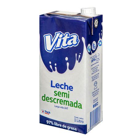 Leche Vita Semidescremada En Cart N Litro