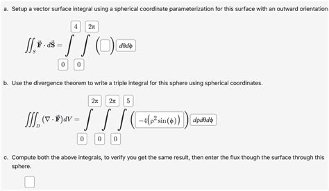 Solved The Divergence Gauss S Theorem States That A Vector Chegg