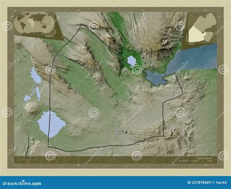 Dikhil Djibouti Wiki Labelled Points Of Cities Stock Illustration