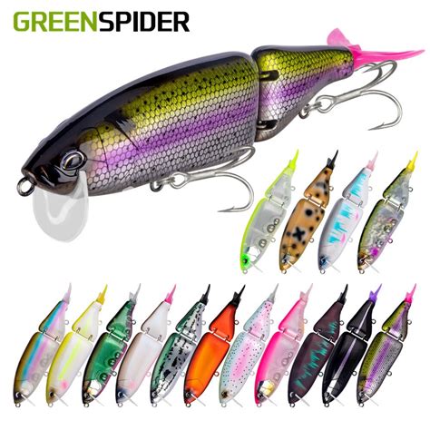 Greenspider Swimbait Se Uelo De Pesca Grande Cebo Duro Artificial