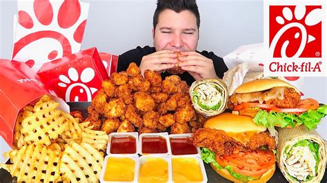 Massive Chick Fil A Feast • Mukbang Youtube