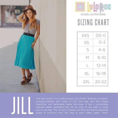 Lularoe Jill Skirt Sizing Chart Lularoe Jill Skirt Lularoe Dresses