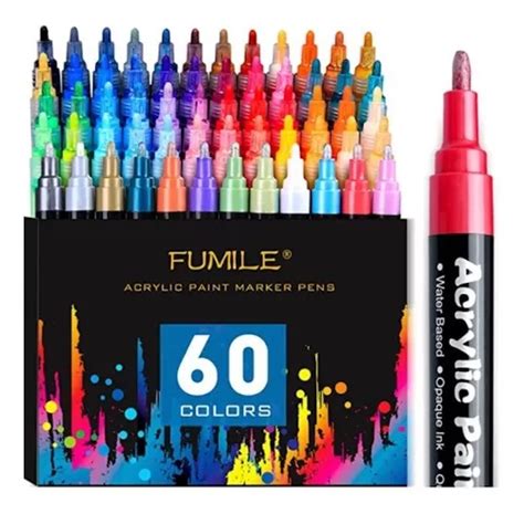 Plumones Marcadores Acrílico Tipo Posca 60 Colores Envío gratis