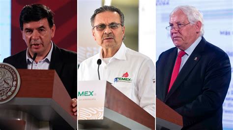 Titulares De Pemex Agricultura Y Comunicación En Presidencia