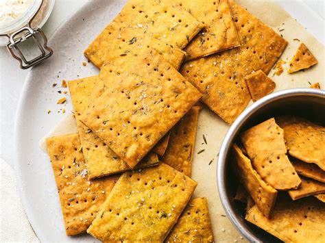 Gluten Free Chickpea Crackers Recipe For Healthy Snacking Foodaciously