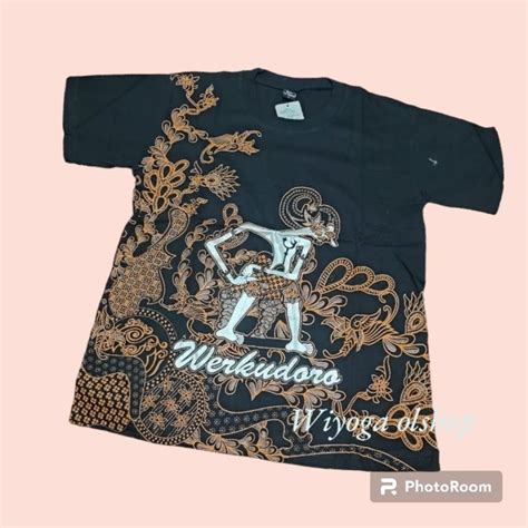 Jual Kaos Hitam Dewasa Gambar Wayang Kaos Oblong Gambar Wayang Kaos