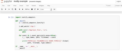 Python Inotify Examples Onet Idc