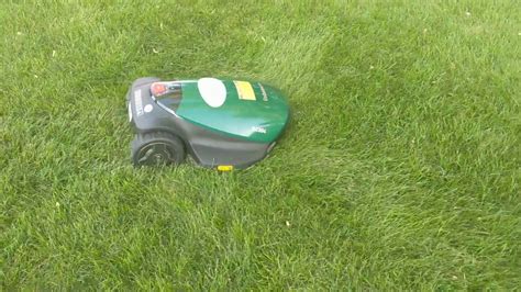 Turfbot S Robotic Mower Cutting The Grass Youtube