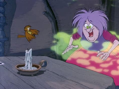 Arthur And Madame Mim ~ The Sword In The Stone `1963 Disney Animated Films Sword In The Stone