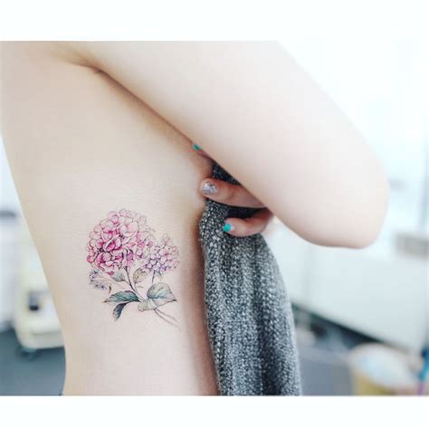 Hydrangea 수국 Tattoos for women Hydrangea tattoo Body