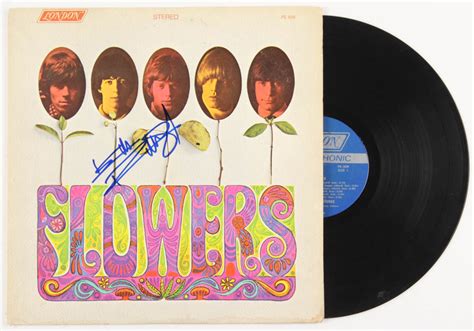 Keith Richards Signed The Rolling Stones "Flowers" Vinyl Record Album ...