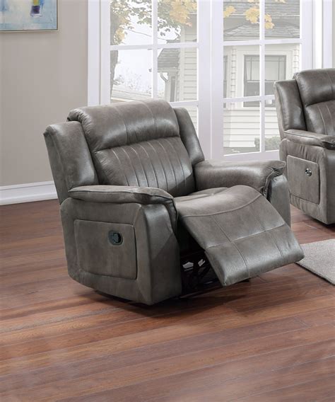 Red Barrel Studio® Mahlon Vegan Leather Recliner Wayfair