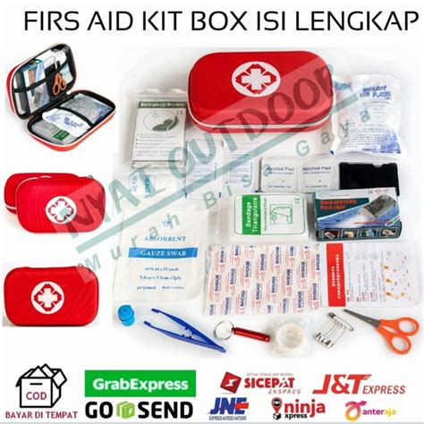 Jual P3k First Aid Kit Box Isi Paket Lengkap Shopee Indonesia