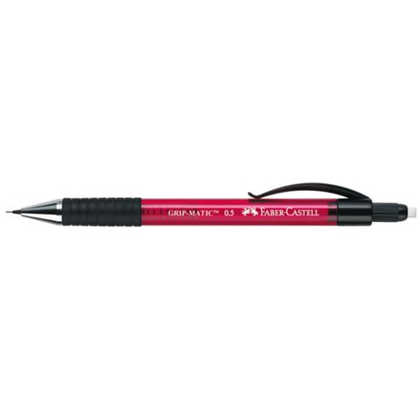 Porte Mine Grip Matic Mm Rouge Faber Castell Miniature Miniaputiens