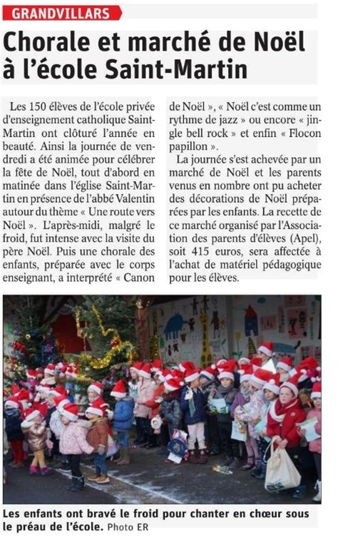 March De No L Ecole Saint Martin Grandvillars