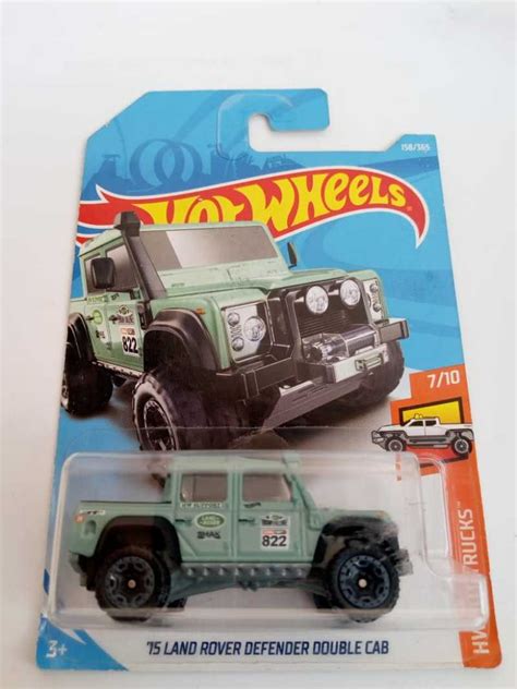 Jual Hot Wheels 15 Land Rover Defender Double Cab Green Di Seller