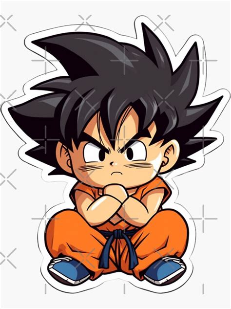 Dragonball Sticker Goku Chibi 7 Sticker For Sale By PuppyPals3