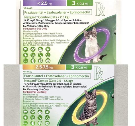 Nexgard Combo For Cats Spot On Lazada Ph