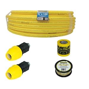 HOME FLEX 1 In IPS X 100 Ft DR 11 Underground Yellow Polyethylene Gas