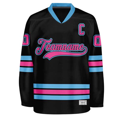 Miami Vice Custom Hockey Jersey No Minimum - Embroidered