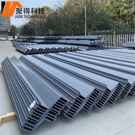 Factory Z Type U Type Seawall Panels Vinyl Sheet Piling Pile For River