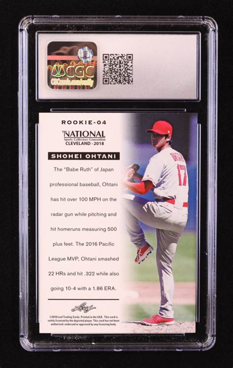 Shohei Ohtani 2018 Leaf National Convention Shohei Ohtani Rookie05 RC