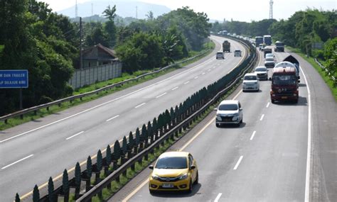 H 5 Arus Balik Lebaran Tol Tangerang Merak Normal