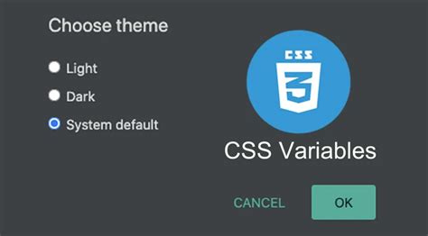 Dark Mode Using CSS Variables