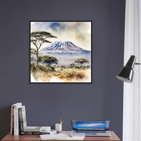 Mount Kilimanjaro Art Mount Kilimanjaro Painting Mount Kilimanjaro