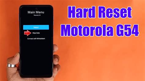 Hard Reset Motorola G Factory Reset Remove Pattern Lock Password