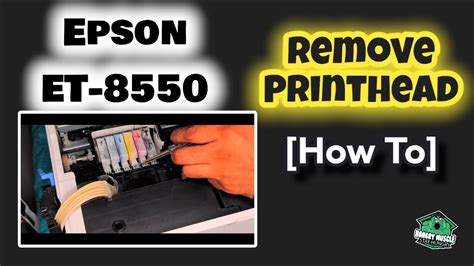 Epson Eco Tank Et Remove The Printhead How To Youtube