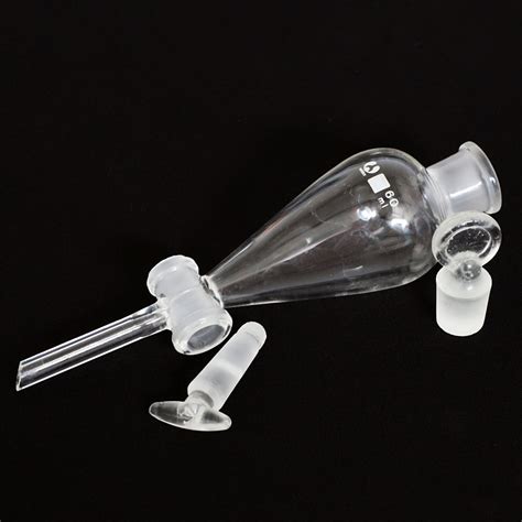 New 60ml~~1000ml Lab Glass Separatory Funnel With Stopcock Chemistry Glassware Ebay