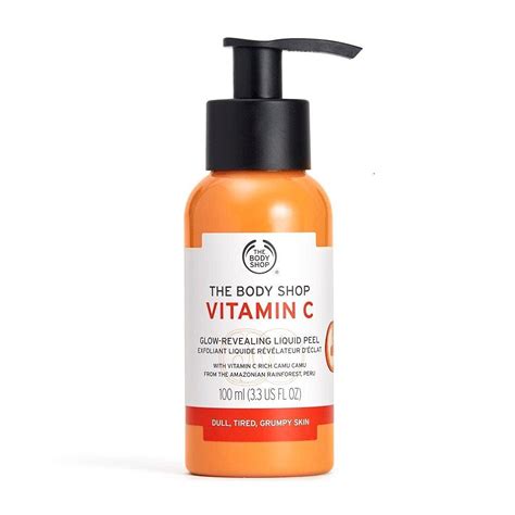 The Body Shop Vitamin C Glow Revealing Liquid Peel Clear 3 3 Fl Oz