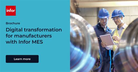 Infor Mes Brochure Infor