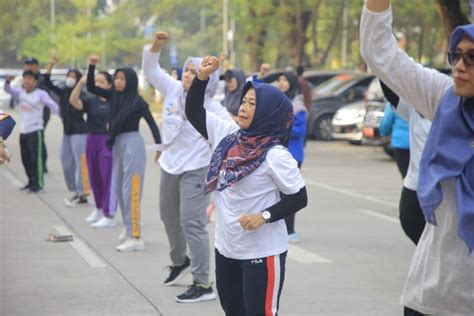 Gaya Hidup Sehat Dispora Kota Tangerang Gelar Aeroboxing Class