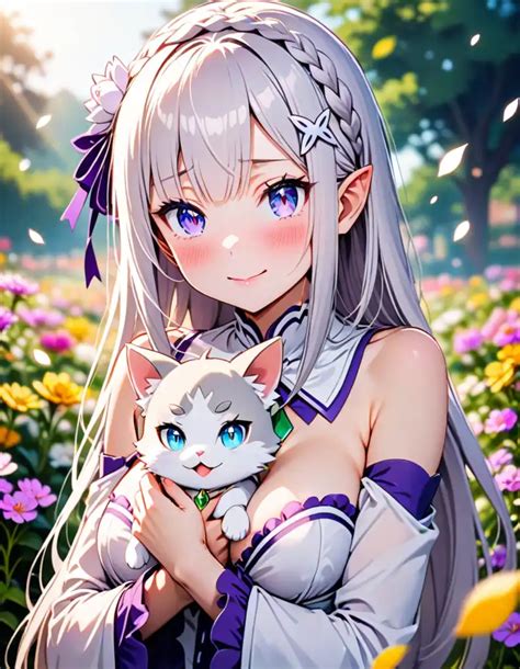 AI Art Emilia Puck Re ZERO By TMG PixAI