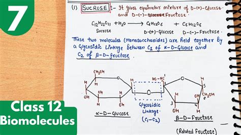 7 Structure Of Sucrose Glycosidic Linkage Invert Sugar