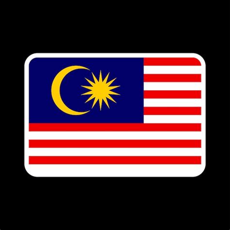 Premium Vector Malaysia Flag Official Colors And Proportion Vector