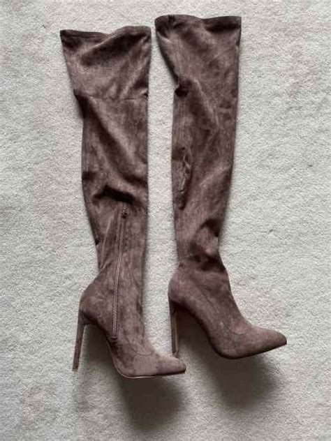 Fashion Nova Thigh High Suede Boots Size 8 Women S Shoes Gumtree