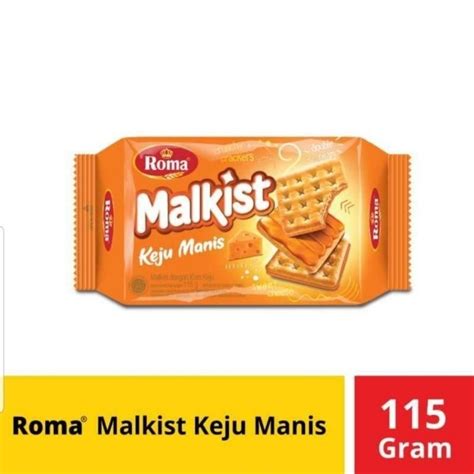 Jual Roma Malkist Keju Manis 120g Shopee Indonesia