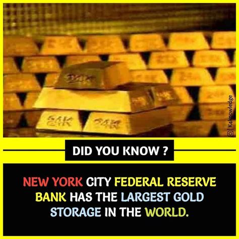 Federal Reserve Bank Of New York Learn About The Gold Vault Gold