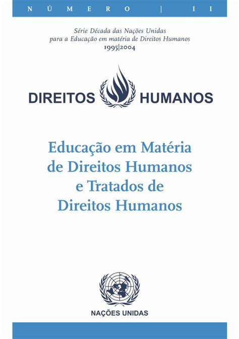 PDF Educação em Matéria de Direitos Humanos e Tratados de