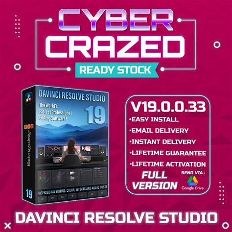 Jual Win Mac Davinci Resolve Studio Full Version Versi