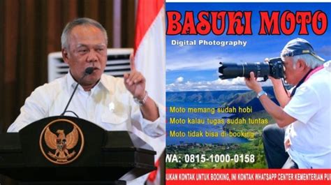 Bukan Tukang Foto Kali Ini Menteri Basuki Hadimuljono Jadi Saksi Nikah