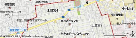 東京都中野区上鷺宮4丁目4 3の地図 住所一覧検索｜地図マピオン