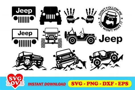 Jeep Svg Bundle Gravectory