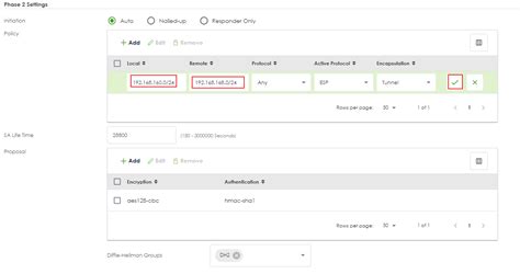 USG FLEX H Series Firewall Configure IPSec Site To Site VPN On USG